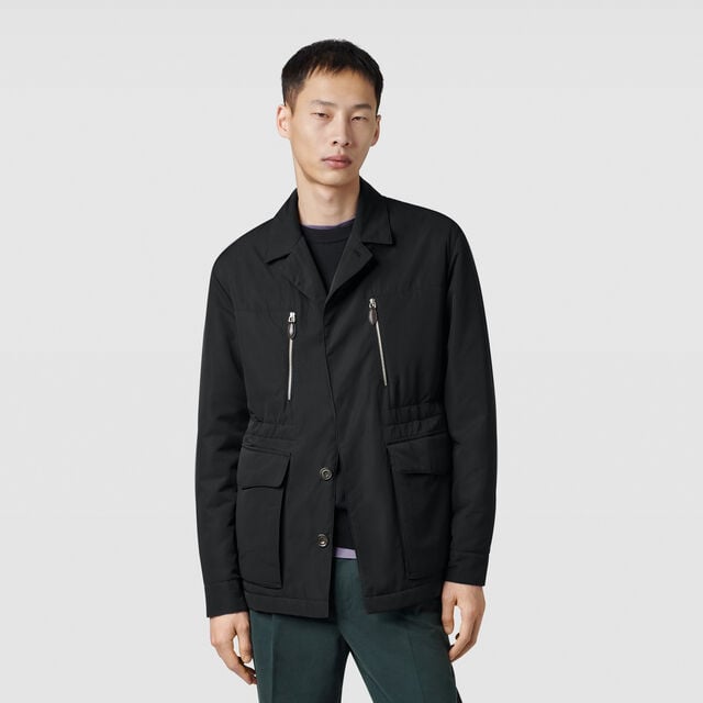Veste en Tissu Technique, NOIR, hi-res 2