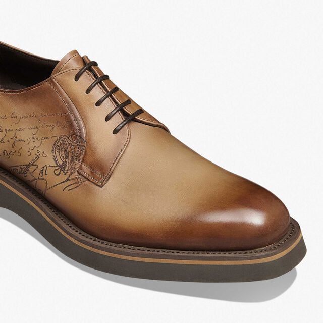 Alessio Scritto Leather Derby, CACHEMIRE, hi-res 6