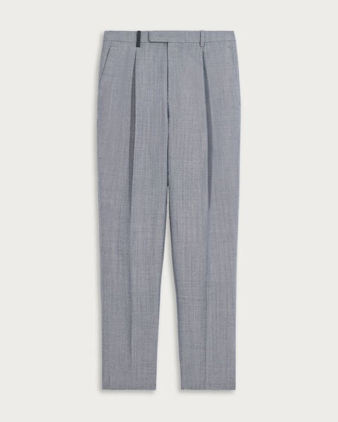 Marcello Trousers with Leather Detail, Denim Spirit, hi-res