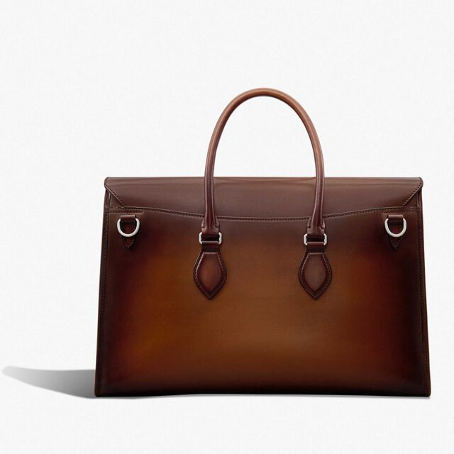 Cartable E’Mio En Cuir, CACAO INTENSO, hi-res 3
