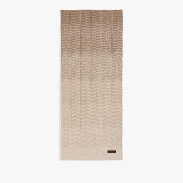Gradient Cashmere Scarf, WARM BEIGE, hi-res 2