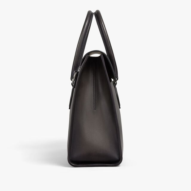 Cartable E’Mio En Cuir, NERO GRIGIO, hi-res 3