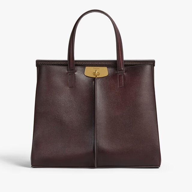 Luti 38 Tote Bag In Leather, MADURO, hi-res 1