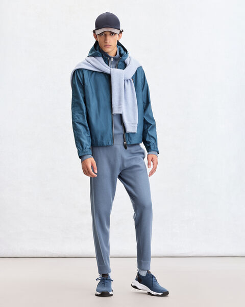 Scritto图纹B-Way外套, Dim Blue, hi-res