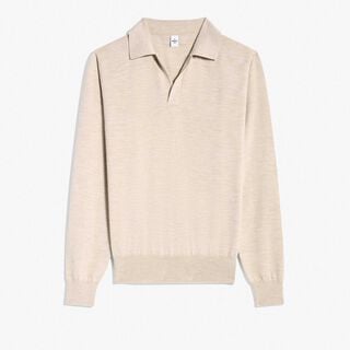 Classic Buttonless Wool Polo Classic Buttonless Wool Polo