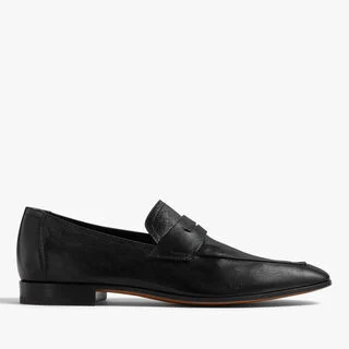 Mocassin Lorenzo En Kangourou, NERO, hi-res