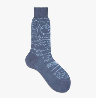 Cotton Socks, SKY BLUE, hi-res