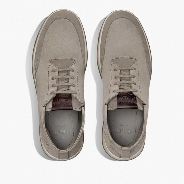 Echappee Scritto Suede Calf Derby, GREY, hi-res 3