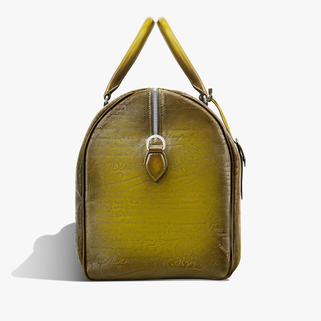 Sac De Voyage Jour Off GM En Cuir Scritto, JUNGLE GREEN, hi-res 4