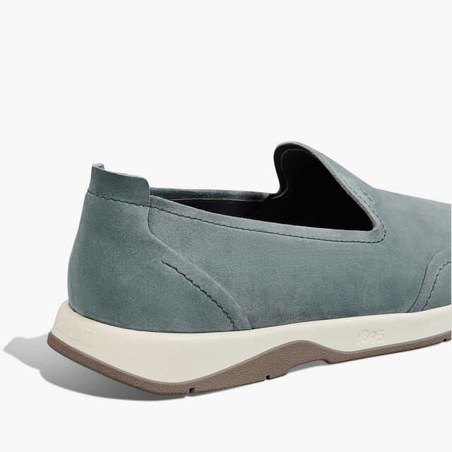 Mocassin Echappée En Veau Velours, LIGHT BLUE, hi-res 4