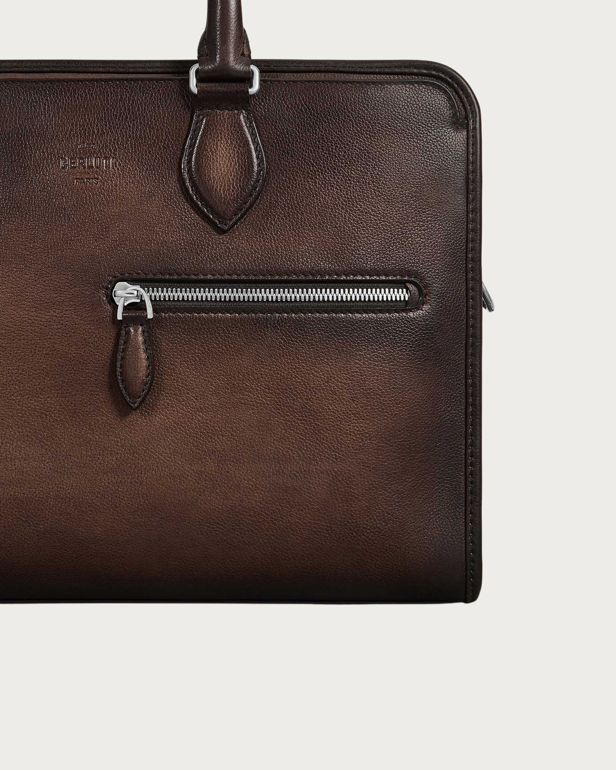 Un Jour Mini Briefcase, Soft Brown, hi-res