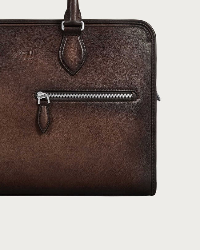 Un Jour Mini Briefcase, Soft Brown, hi-res