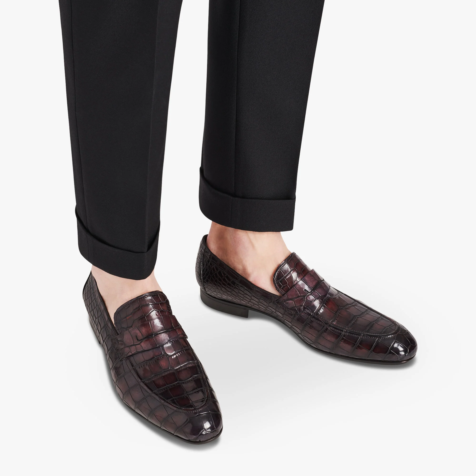 Alligator loafer clearance