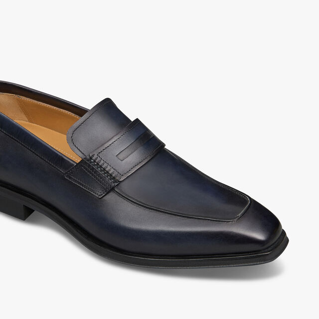 Andy Infini Couture Leather Loafer, NERO BLU, hi-res 6
