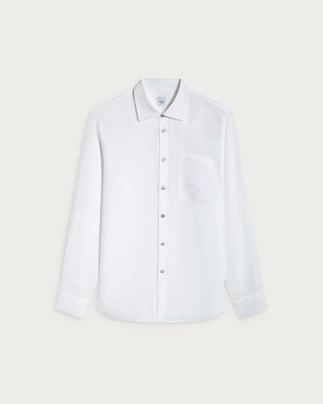 Shirt with Scritto Pocket, Paper White, hi-res