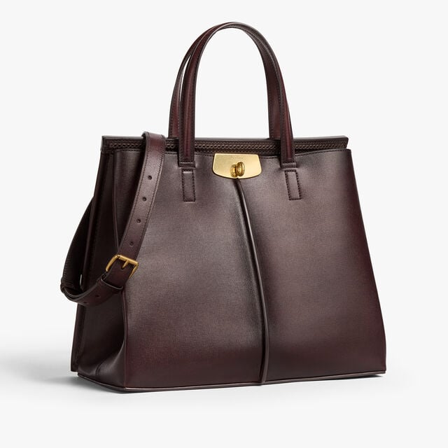 Luti 38 Tote Bag In Leather, MADURO, hi-res 6