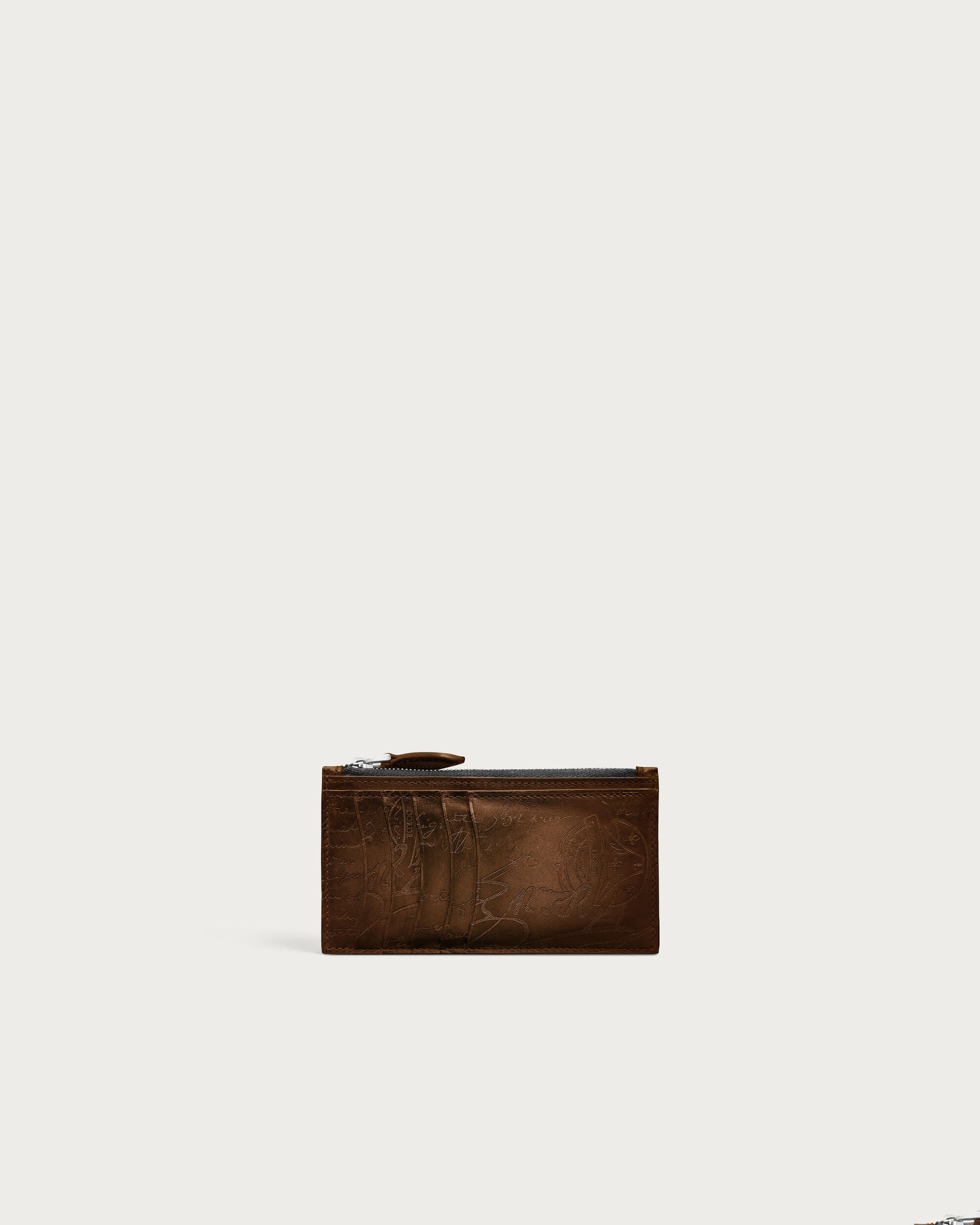 Koa Maxi Zipped Card Holder, Cacao Intenso, hi-res