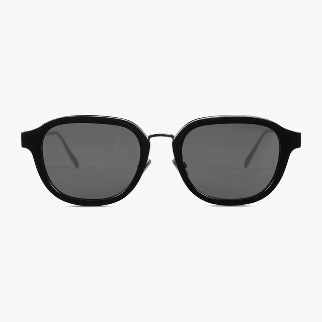 Equinox Metal And Acetate Sunglasses  , BLACK + VINTAGE BLUE, hi-res