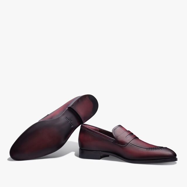 Rapiécé-Reprisé Leather Loafer, SAINT EMILION, hi-res 4
