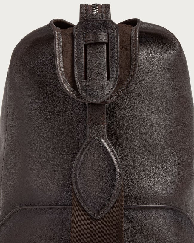 Un Jour Hobo Shoulder Bag, Dark Brown, hi-res