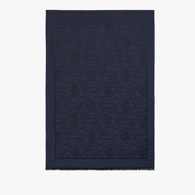 Foulard Arabesque Avec Cadre, INK, hi-res 2