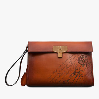 E'Mio Scritto Leather Messenger, FIAMMA, hi-res