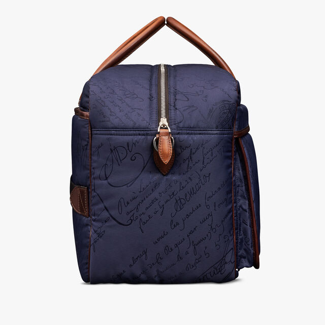 Weekend Nylon Scritto Travel Bag, NAVY, hi-res 4