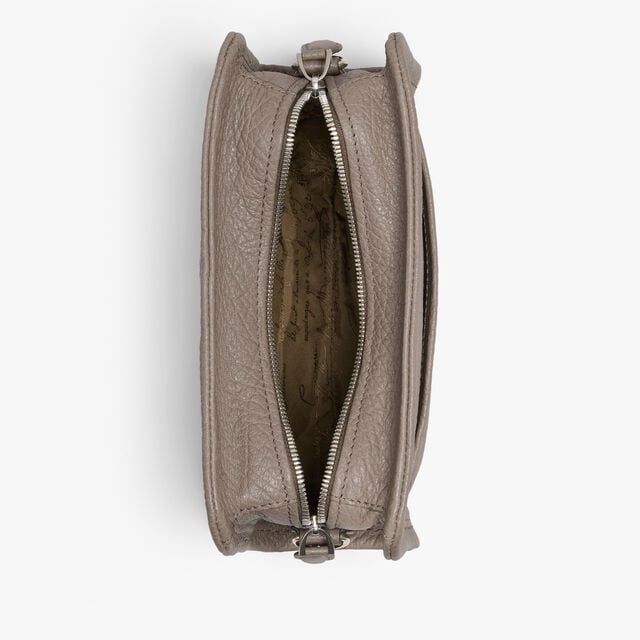 Journalier Xs Leather Messenger, TAUPE, hi-res 8