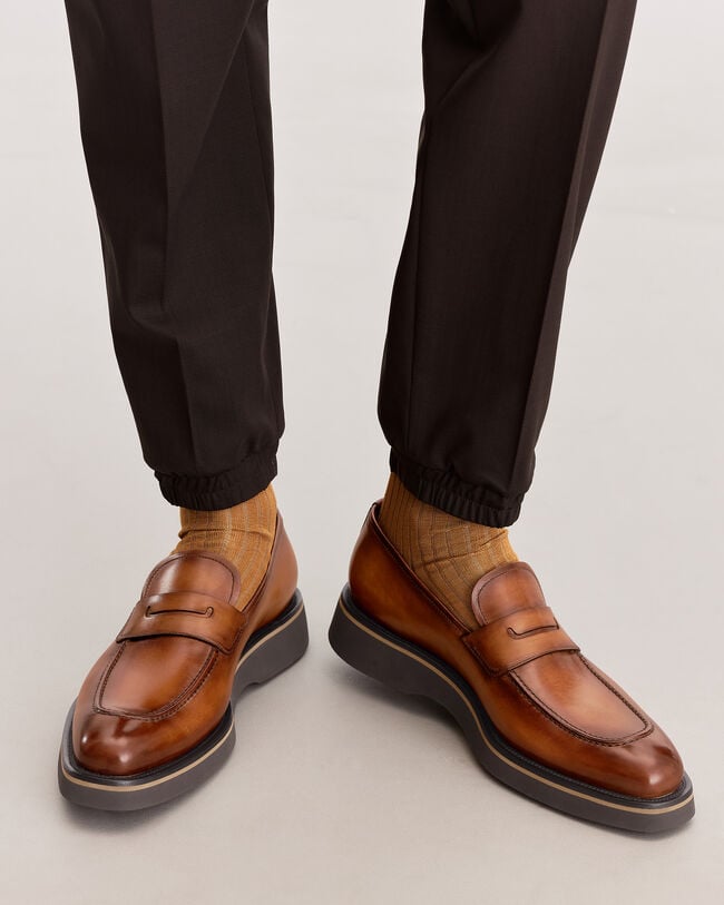 Alessandro Socks, Tobacco, hi-res