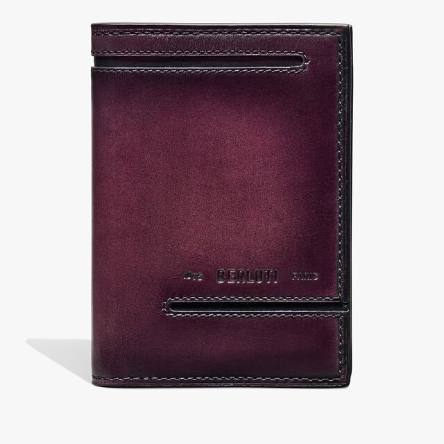 Jagua Leather Card Holder, GRAPES, hi-res 1