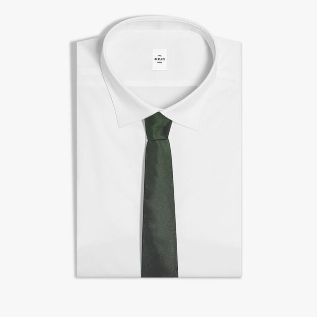 Scritto图纹渐变领带, EMPIRE GREEN, hi-res 2