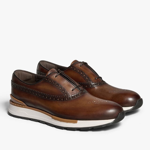 Sneaker Fast Track En Cuir, CACAO INTENSO, hi-res 4