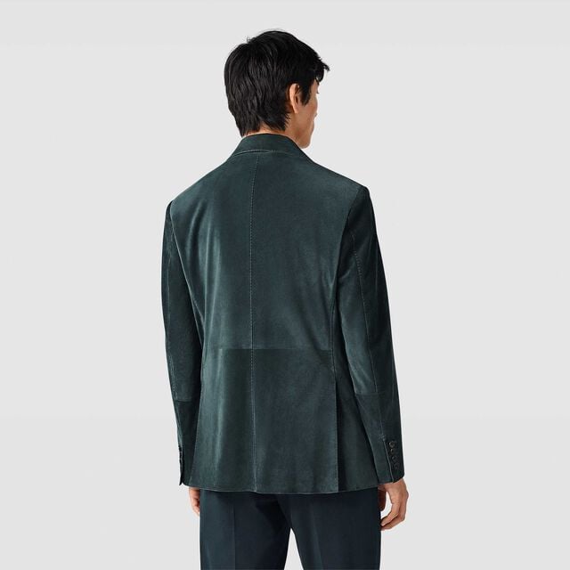 Suede Blazer, ANTHRACITE BLUE, hi-res 3