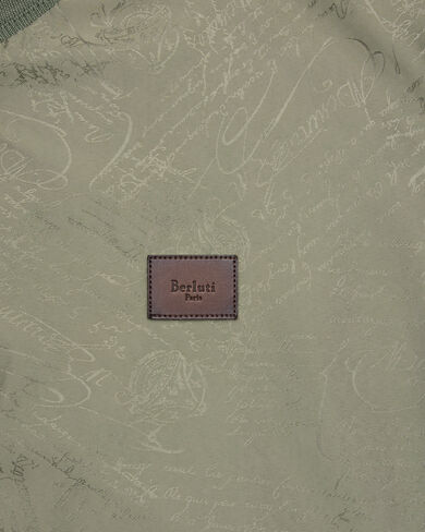 レザーディテール リバーシブル ブルゾン, Salvia, hi-res