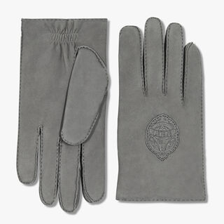 Leather Gloves, GRIS, hi-res