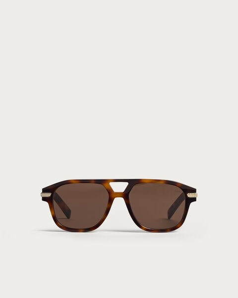 Lunettes de Soleil Flare, Classic Havana & Solid Brown, hi-res