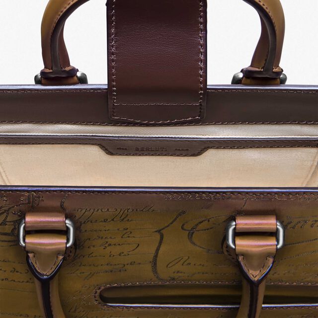 Toujours Gulliver Scritto Leather Messenger, JUNGLE GREEN, hi-res 7