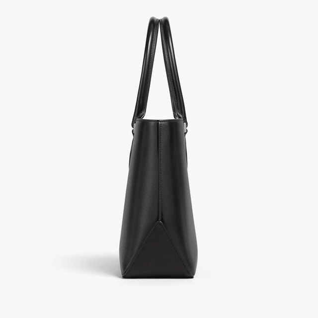 トゥジュール ミニ スクリットレザー トートバッグ, BLACK, hi-res 4