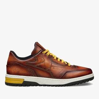 Playoff Scritto Leather Sneaker, HONEY, hi-res