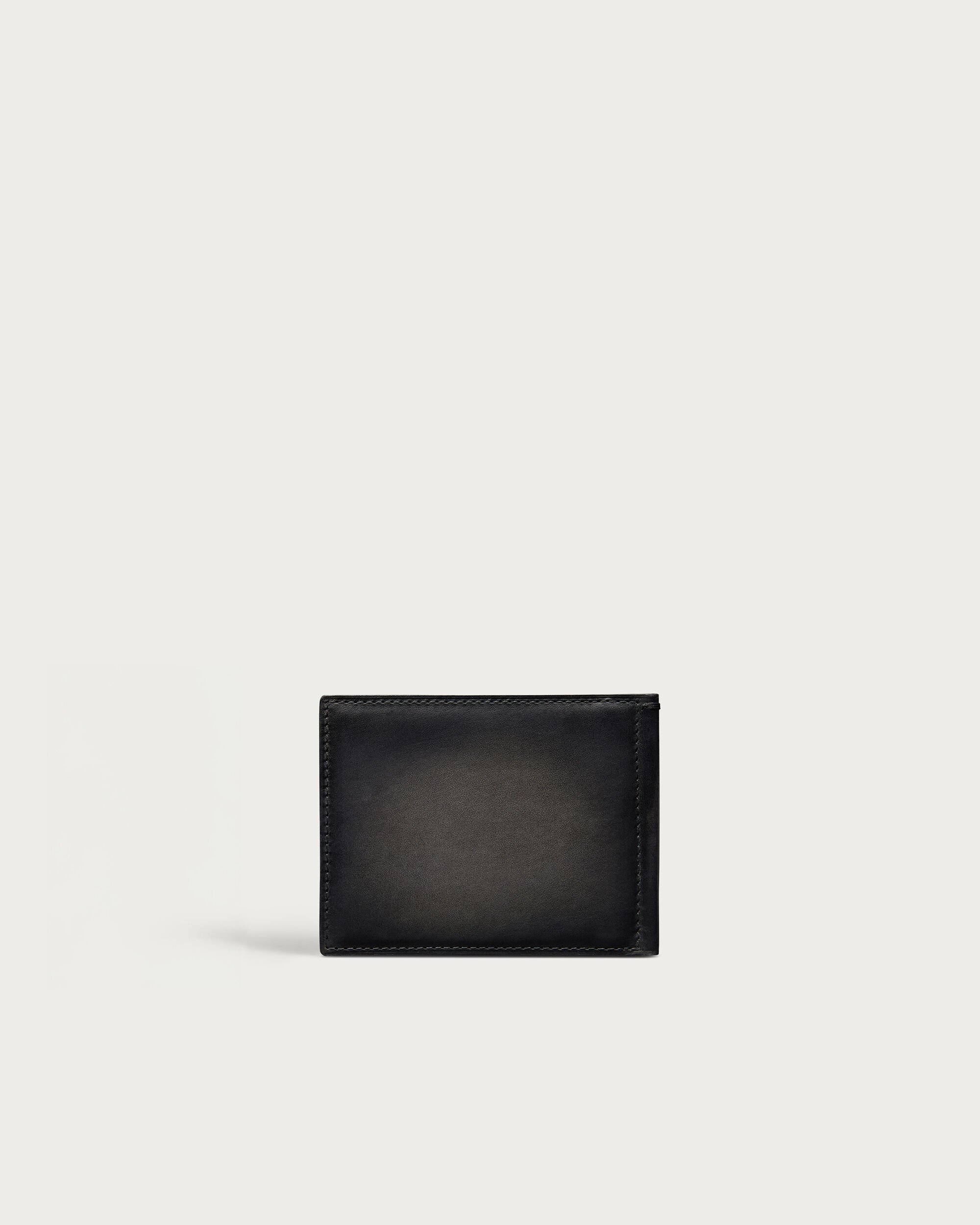 Figure Compact Wallet, Nero Grigio, hi-res