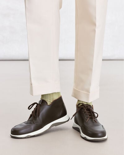 Echapp&eacute;e德比鞋, Brown, hi-res