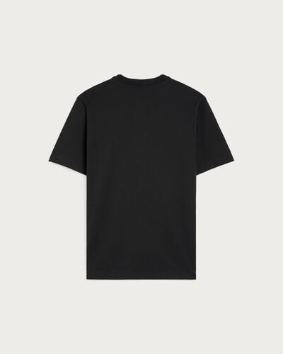 皮革细节口袋T恤衫, Marine, hi-res