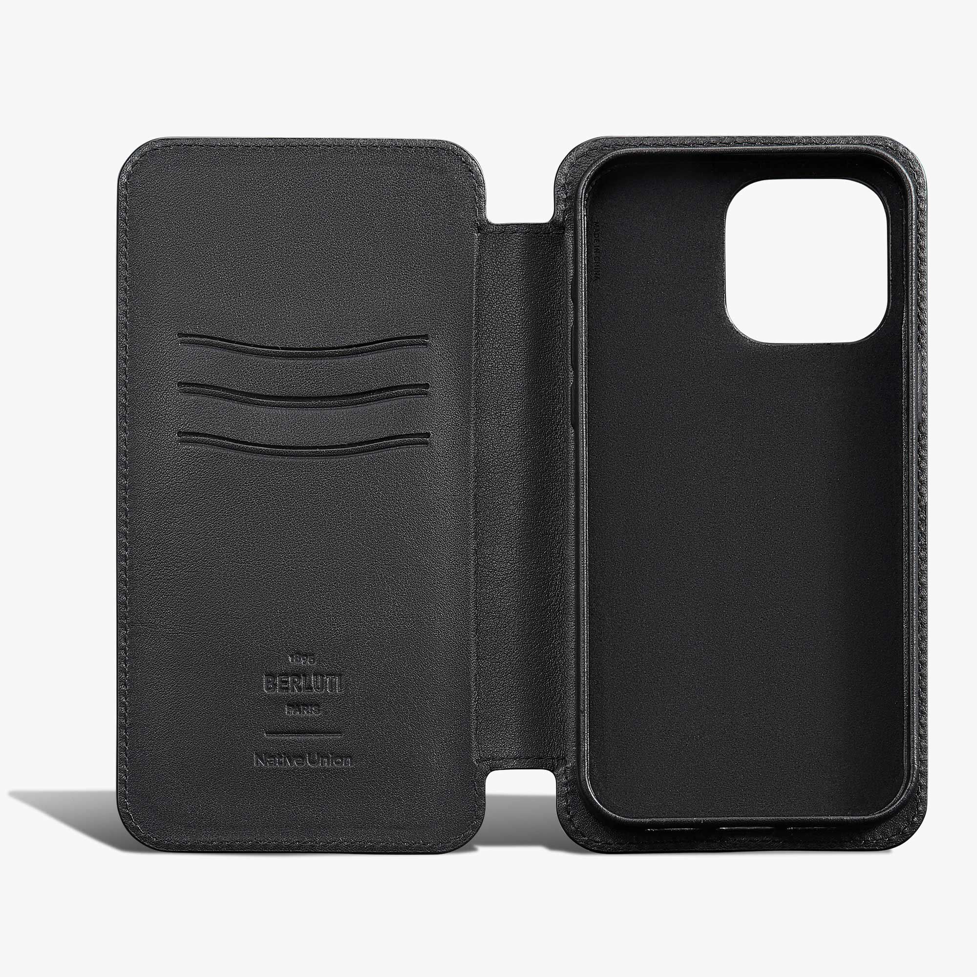 激安正規品 iPhone Leather Scritto 16 US Berluti | Folio Max Pro iPhoneアクセサリー