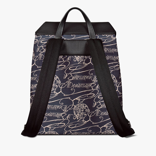 Nomad Scritto Arabesque Canvas Backpack, NAVY, hi-res 3