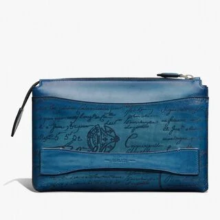 Tersio Scritto Leather Pouch, IRIS, hi-res