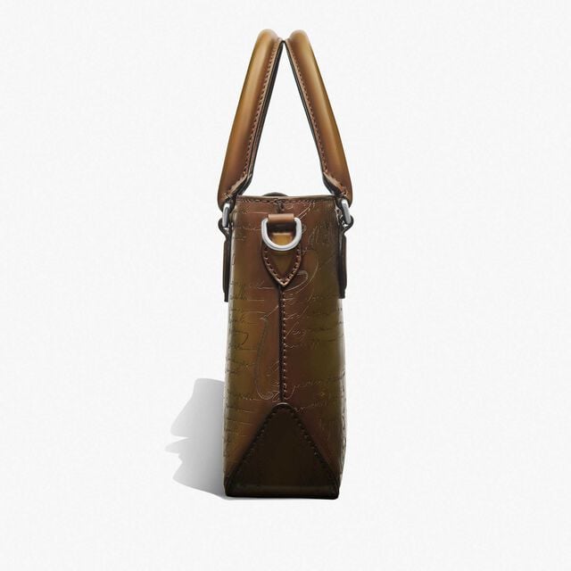 Toujours Gulliver Scritto Leather Messenger, JUNGLE GREEN, hi-res 4