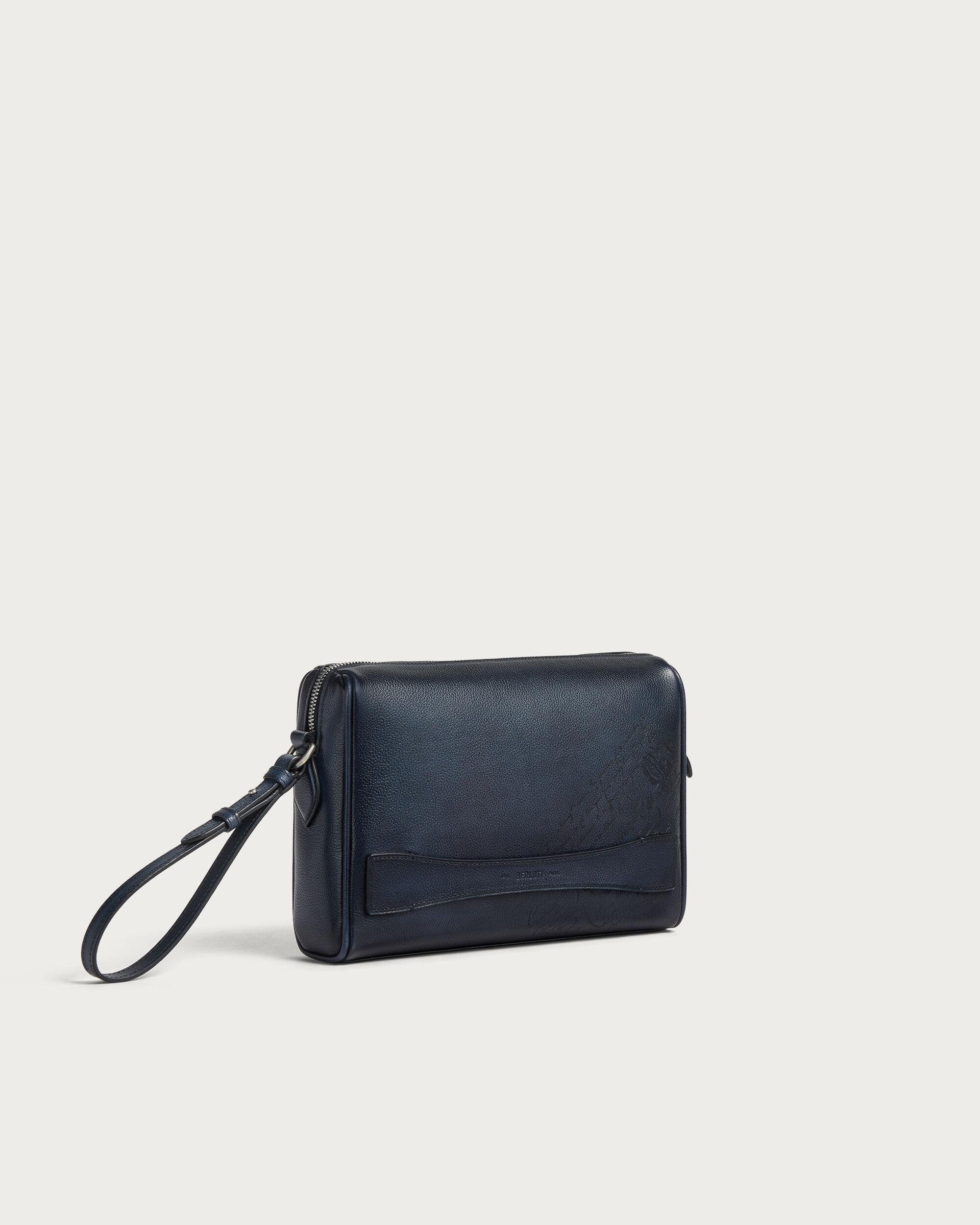 Rosewood Zipped Pouch | Berluti US