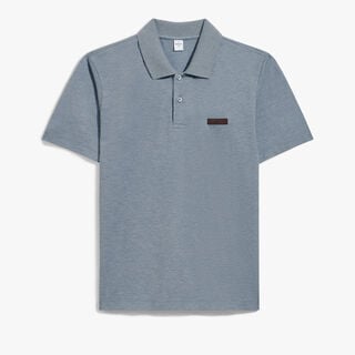 Classic Pique Leather Tab Polo Classic Pique Leather Tab Polo