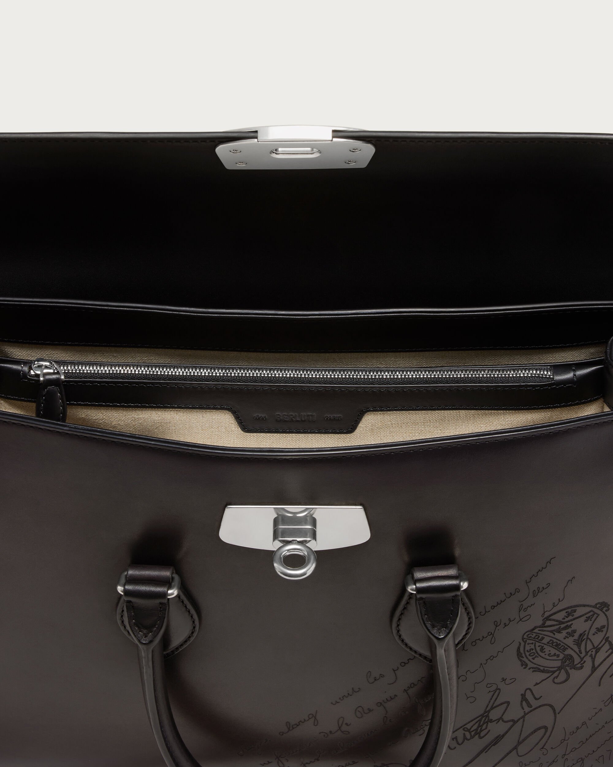 E'Mio Briefcase, Nero Grigio, hi-res