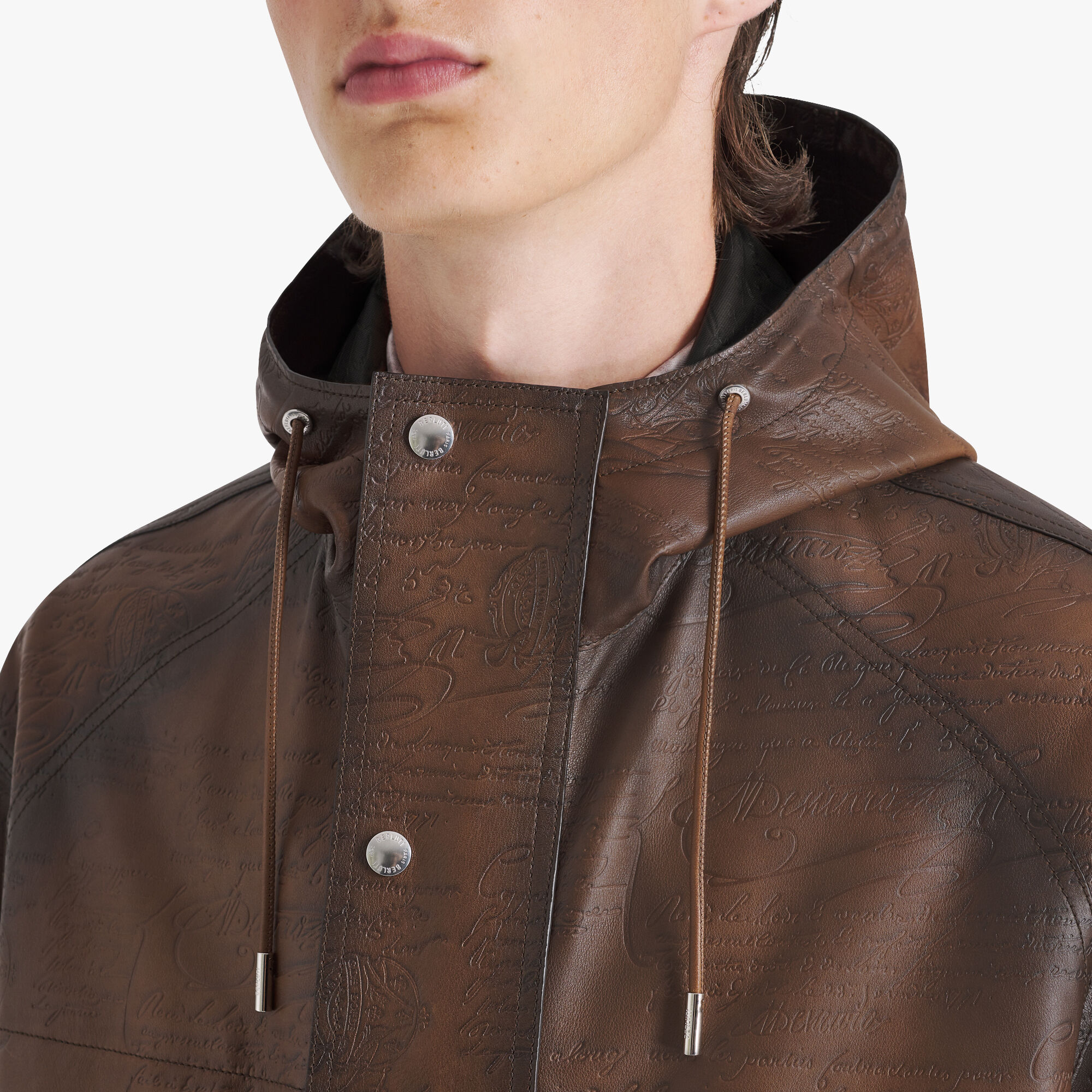 leather parka